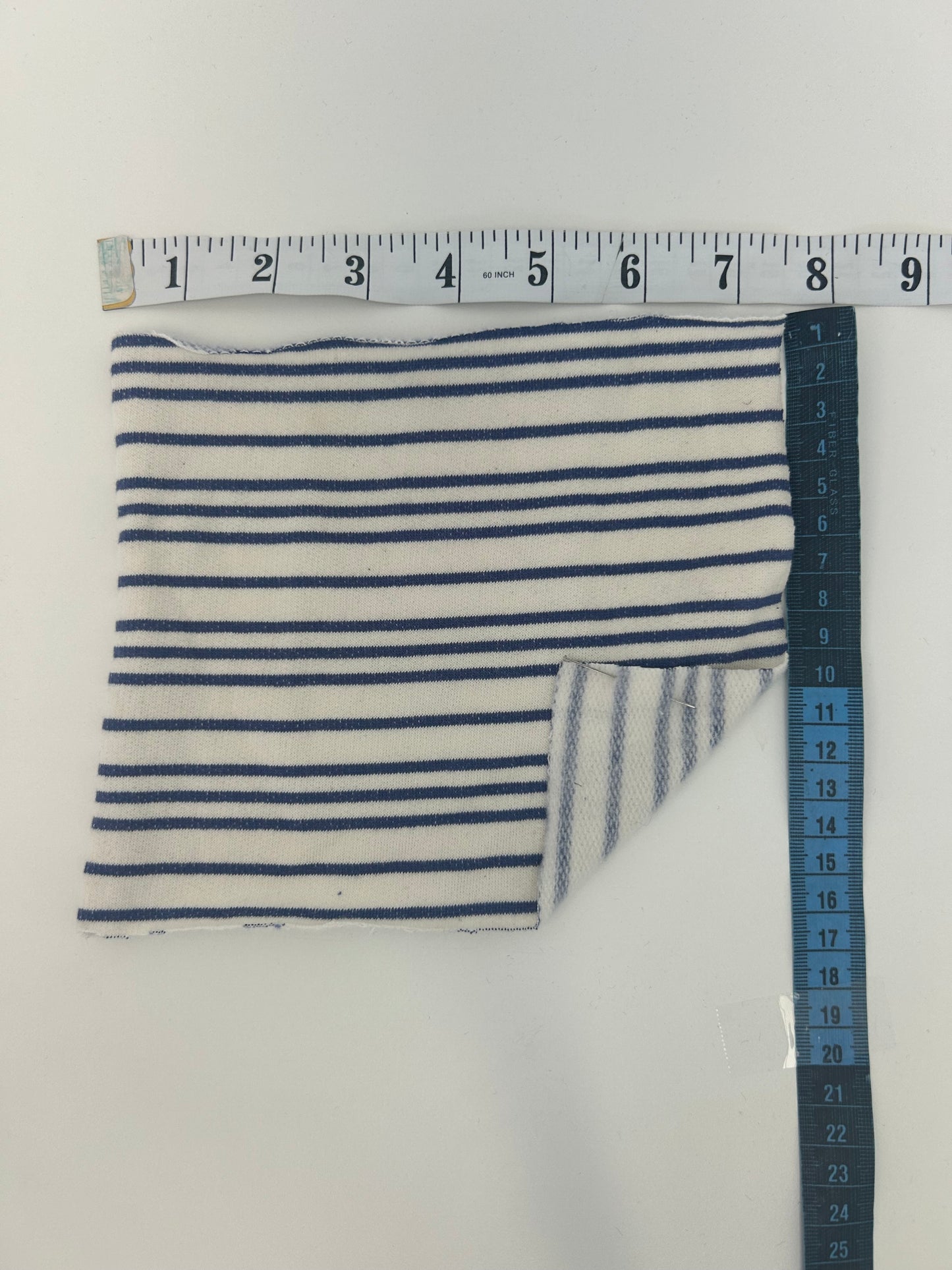 Stripes fleece blue