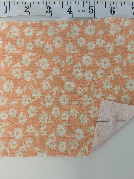 Linen rayon flower print